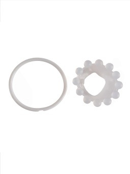 Эрекционное кольцо со стимулирующими шариками на поверхности