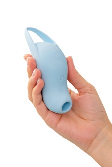 Вакуумый вибростимулятор клитора Satisfyer Pocket Pro 1 голубой