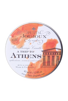Массажная свеча Mystim Petits Joujoux Athens Мускус и пачули 43 гр