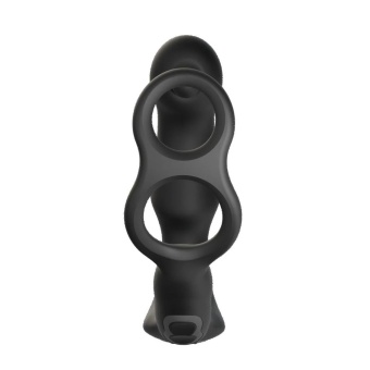Вибромассажёр простаты с эрекционными кольцами Nexus Simul8 Orbit Edition чёрный