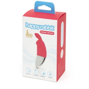 Мини-вибратор с ушками Happy Rabbit розовый