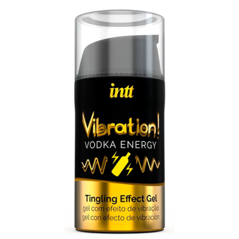 Стимулирующий гель со вкусом коктейля и эффектом вибрации Vibration! Vodka Energy - 15 мл