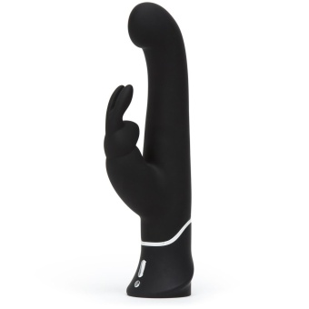 Вибратор с функцией колебания Happy Rabbit G-Spot Stroker чёрный  24,2 см