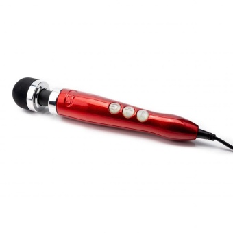 Жезловый вибромассажёр Doxy Number 3 Wand Massager красный