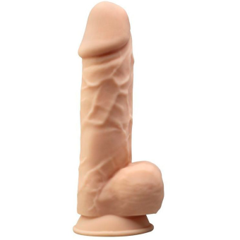 Фаллоимитатор на присоске с мошонкой SileXD Model 4 телесный 21 см
