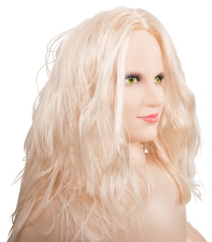 Кукла надувная с вибрацией и 2 любовными отверстиями Hot Lucy Lifesize Love Doll