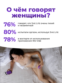 Вибратор We-Vibe Jive Lite с дистанционным управлением фиолетовый