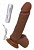 Реалистичный вибратор ToyFa RealStick Elite Mulatto мулат - 21 см