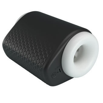 Черный автоматический вибромастурбатор Dj Girl