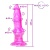 Розовый фантазийный вибратор с 7 режимами возвратно-поступательных движений - 23,5 см.