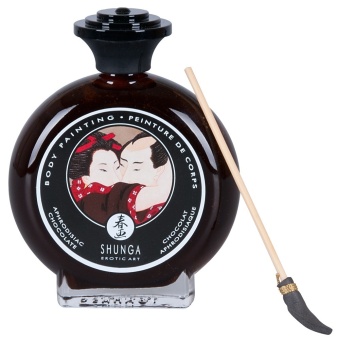 Съедобная краска для тела Shunga Возбуждающий шоколад