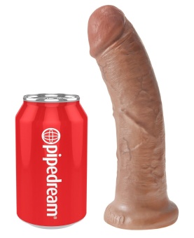 Фаллоимитатор реалистик на присоске King Cock 20 см мулат