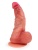 Телесный силиконовый фаллоимитатор на присоске - 24 см. Телесный силиконовый фаллоимитатор на присоске - 24 см.