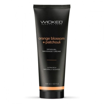 Массажный крем Wicked Orange Blossom Patchouli с цветами апельсина и пачули 120 мл