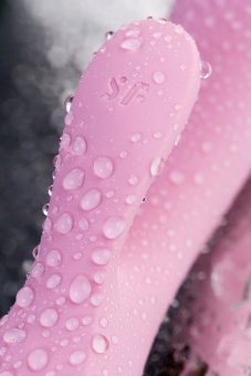 Вибратор со стимулятором клитора Satisfyer Mono Flex с приложением 20,4 см розовый