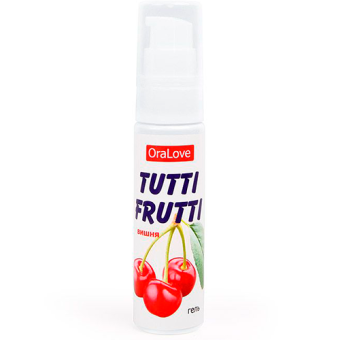 Съедобный лубрикант для орального секса Tutti Frutti OraLove вишня 30 г