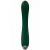 Зеленый гибкий силиконовый вибратор - 20,5 см.