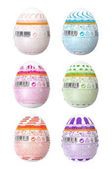 Набор мастурбаторов в форме яйца Tenga Eggs Wonder-6 шт