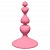 Розовая анальная пробка Sweetheart Plug Pink - 10 см.