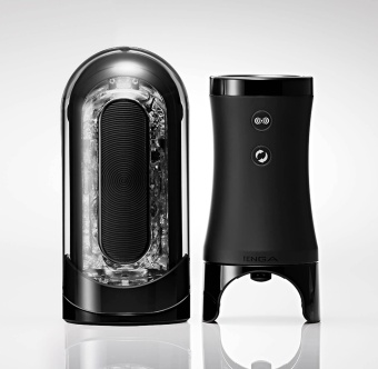 Мастурбатор с вибрацией и вращением Tenga Flip Zero Electronic Vibrotation Black