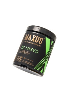 Микс-набор презервативов Maxus Mixed X-Edition 12 шт с кейсом