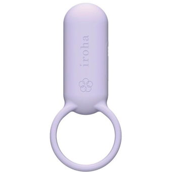 Эрекционное кольцо с клиторальной стимуляцией Iroha SVR Very Peri сиреневое