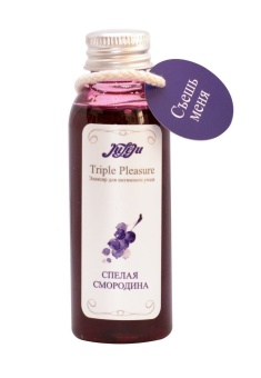 Эликсир для орального секса Juleju Triple Pleasure Спелая смородина 65 г