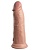 Телесный вибратор-реалистик 8  Vibrating Silicone Dual Density Cock - 22 см.