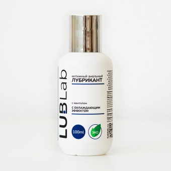 Охлаждающий анальный лубрикант с ментолом LUBLab 100 мл