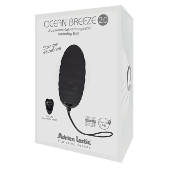 Виброяйцо с пультом ДУ Ocean Breeze 2.0 черное