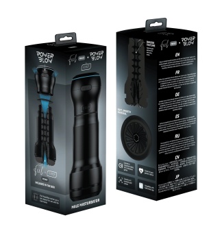 Набор мастурбатор Feel Pocket Stroker и насадка PowerBlow с эффектом всасывания