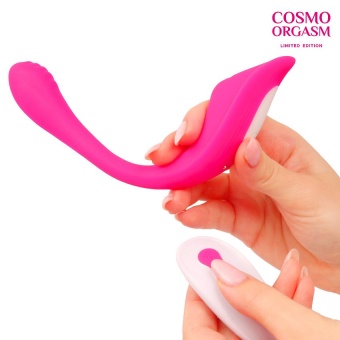 Гибкий вибратор для двойной стимуляции розовый