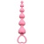 Розовая анальная цепочка Heart s Beads Pink - 18 см. Розовая анальная цепочка Heart s Beads Pink - 18 см.
