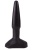 Чёрный анальный плаг на широком основании - 11,5 см. Чёрный анальный плаг на широком основании - 11,5 см.