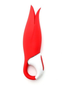 Вибратор Satisfyer Power Flower с лепестками красный