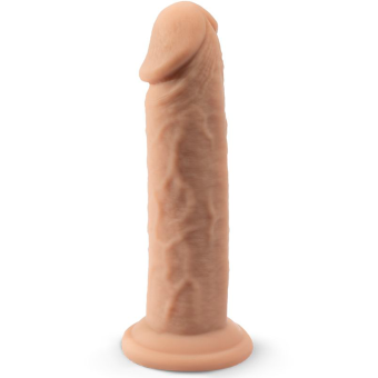 Реалистичный фаллоимитатор на присоске с эффектом памяти Silexd Model 2 Real Skin 15 см телесный