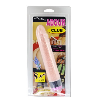 Телесный вибратор-реалистик Adour Club - 21,5 см.