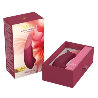 Бесконтактный клиторальный стимулятор Womanizer Next бордовый