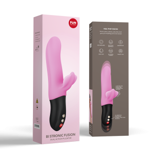 Пульсатор Fun Factory BI STRONIC FUSION нежно-розовый