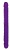 Двойной фиолетовый фаллоимитатор DOUBLE DONG LAVENDER - 30 см.
