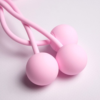 Вакуумный стимулятор клитора с виброшариками Youvic розовый