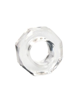 Прозрачное эрекционное кольцо в форме гайки