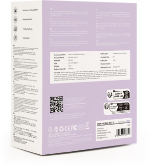 Виброяйцо с приложением Svakom Phoenix Neo 2 сиреневое