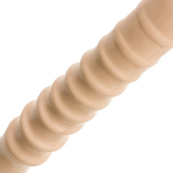 Ребристый анальный стимулятор Anal Twist - 29 см