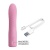 Розовый изогнутый вибромассажёр Kissell - 16,1 см.