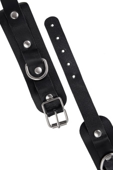 Черные мини-оковы со скруглёнными углами