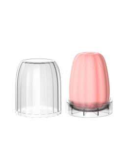 Розовый мастурбатор-яйцо Bisedze