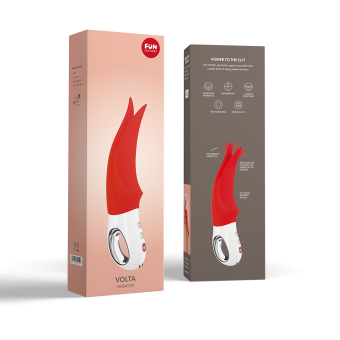 Вибратор для стимуляции клитора Fun Factory VOLTA оранжевый