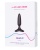 Тонкая анальная пробка Lovense Hush 2 S с приложением