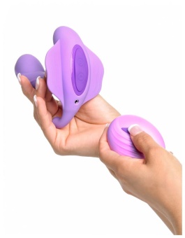 Вибратор для зоны G пультом ДУ и эффектом нагрева G-Spot Stimulate-Her фиолетовый